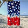 Red-Blue Retro Pattern Beach Towel, Soft Quick-Drying, Perfect For Portable Outdoor Travel, Swimming, Camping And Summer Beach
