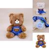 Plush Bear Couple Toy With Pp Cotton Filling For Romantic Gifts And Bed Decor
