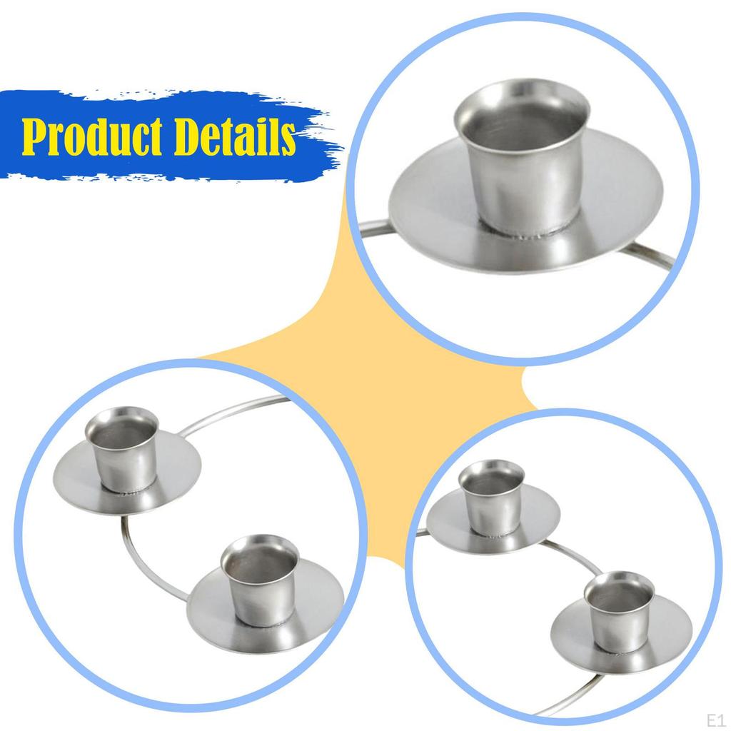 Kulatý kuželový svícen s dárkovým stojanem na svíčky, vánoční adventní věnec pro domov, svatbu