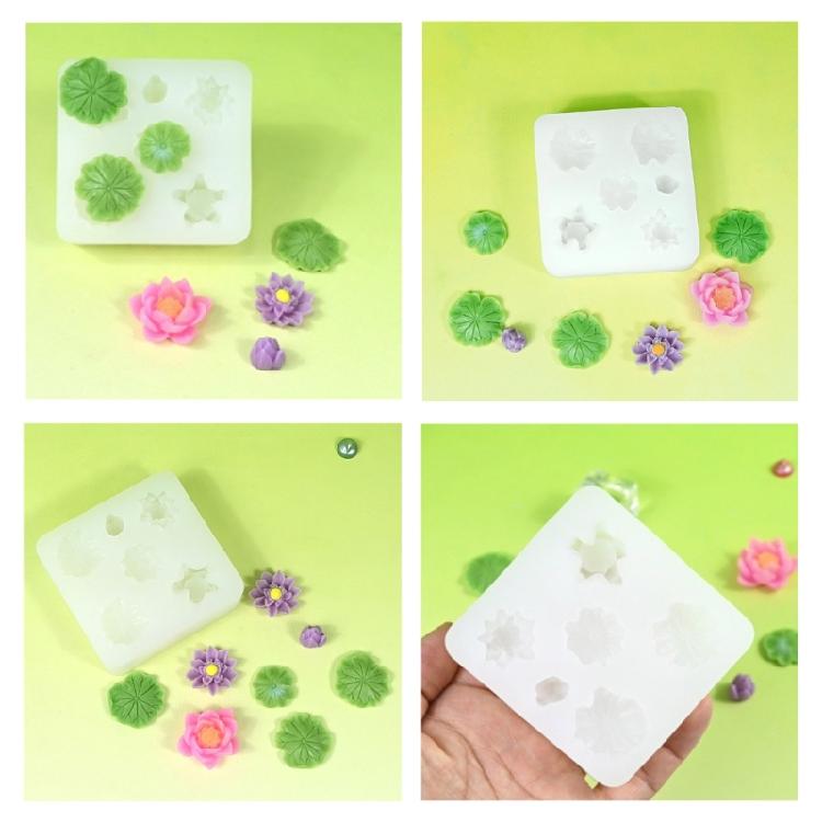 Sturdy Lotuses Silicone Molds Chocolate and Fondant Molds for Handmade Candy and Treat Perfect for Cake Decorating