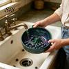 Fast Berry Cleaning Device Automatic Washing Bowl Self Spinning Fruit Washer with Quick Drain Non-scratch System Easy Clean Vortex Action Vegetable