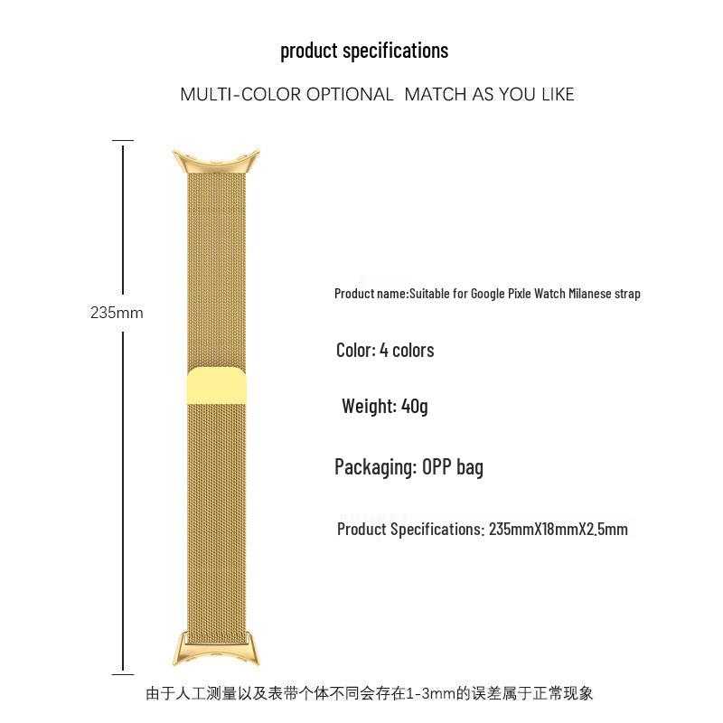 Same Day Delivery: Google Pixel Watch with Milanese Strap