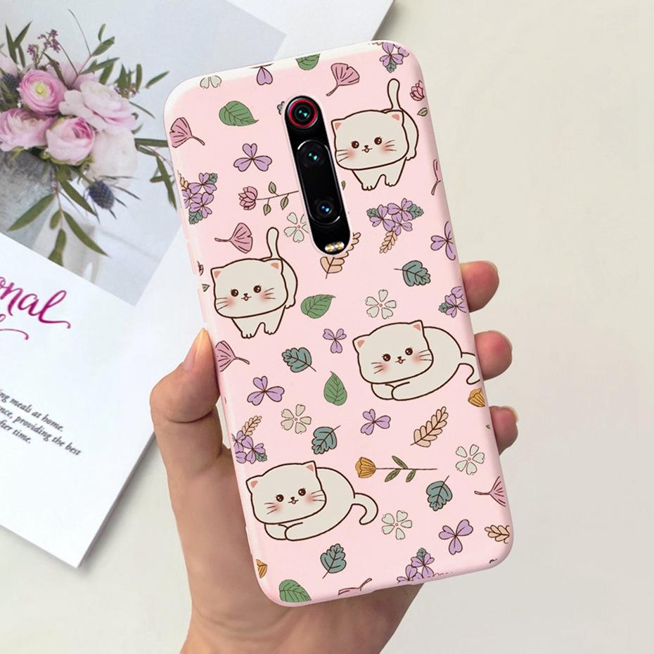 Kreslený obal pro Xiaomi Mi 9T Pro Mi9T Roztomilý barevný měkký silikonový zadní kryt pro Xiaomi Mi 9T 9 T 9TPro Pouzdra na telefon