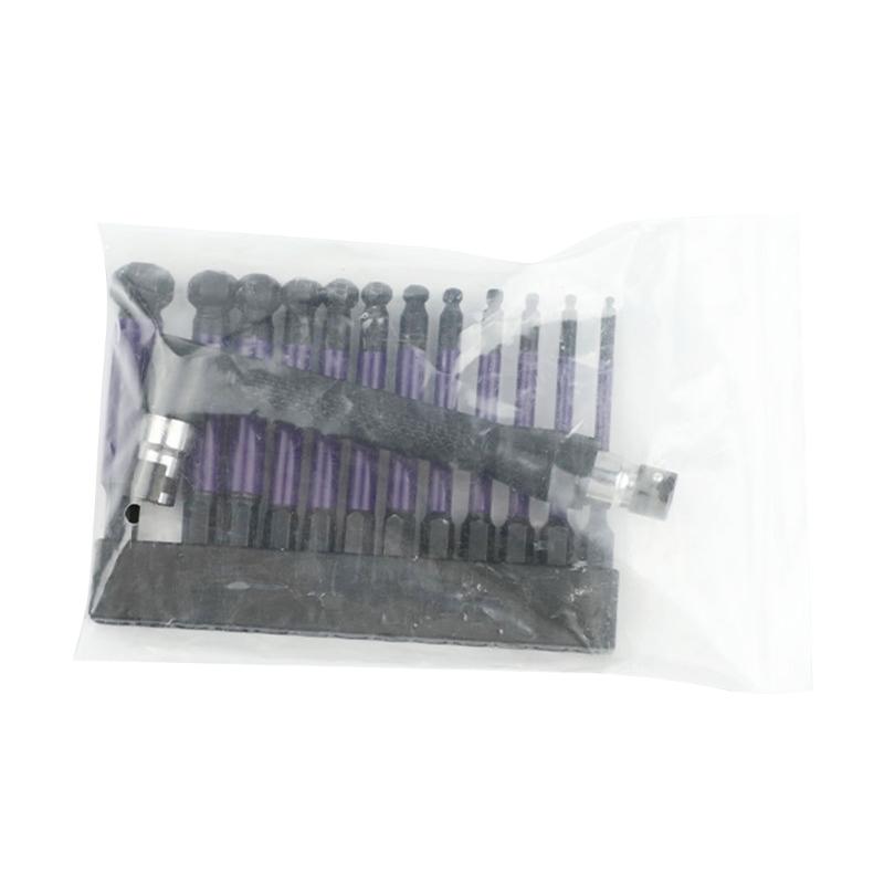 13Pcs Ball End Hex Screw Driver Bit 1/4inch Magnetic Hex Impact Wrenches Bit Set 2/2.5/3/3.5/4/5/6/7/8/9/10/12mm