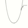 1pc Gorgeous Silvery Twisted Rope Chain Necklace, Long Sweater Chain - Perfect For DIY Pendant Necklace For Girls, DIY Necklace, 16"-30"