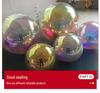 Double-Layer Inflatable PVC Mirror Ball Art Installation - Colorful Laser Sphere