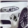 Customized Car Stickers and Decals 3D Cool Lion Auto Vinyl Sticker Reflective Window Decal Styling Accessories.