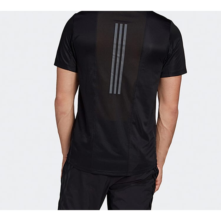adidas T Shirts Men's Black Crew Neck Moderate FM2093