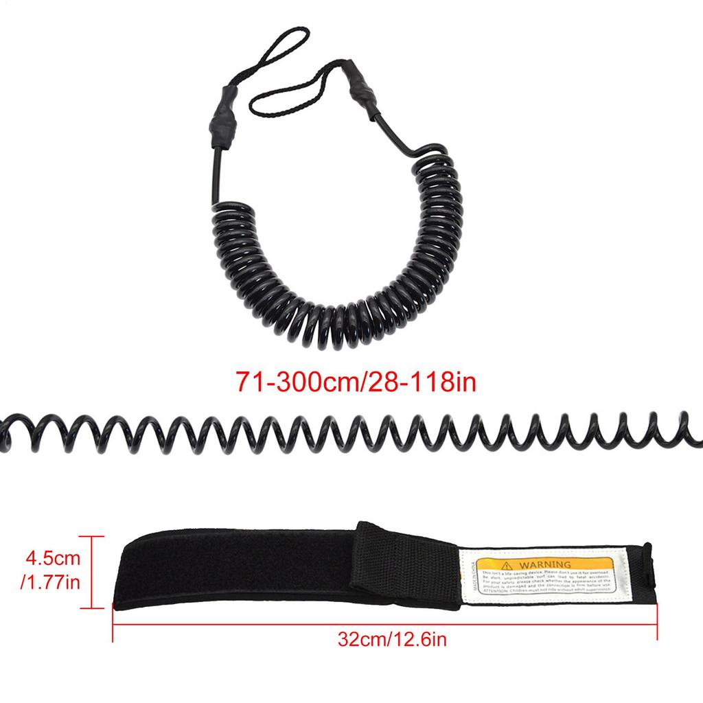 Diving Wrist Lanyard Anti Lost Diving Spring Coiled Hand Straps Elasticity Underwater Aerobics Gear Comfortable Wear Snorkeling