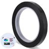 217 Feet X 1/2 Inch White Board Tape, Black Graphic Tape Whiteboard Self Adhesive Artist Thin Black Tapes for Dry Erase Board, Chart Line Grid