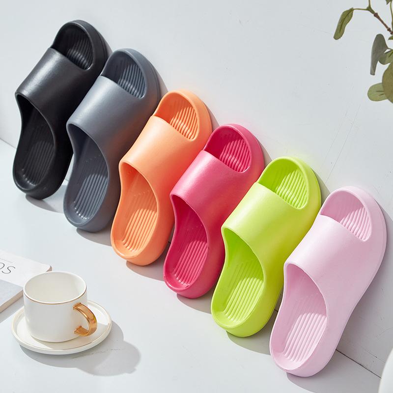 Slippers women's summer indoor and outdoor wear non-slip bathroom bath home home sandals men's home