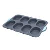Silicone Bread Pan Nonstick Heat Resistant Perforated French Bread Baking Pan Cake Pan with Anti Slip Handles