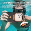 Luxury IP68 Waterproof Phone Case for iPhone 16 15 Pro Max 14 13 12 11 7 8 Xs SE 360 Full Diving Cover Bluetooth Control Shutter