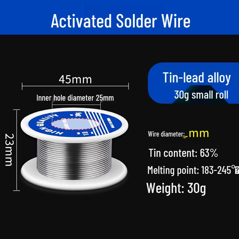 High-Purity Lead-Free Rosin Core Solder Wire for Low-Temperature Welding