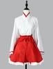 GOODS Plus Size Cute Shrine Maiden Costume Kimono Cosplay [TOKYO MARKET] [PureAribon] Mini-Length Set, (5XL)