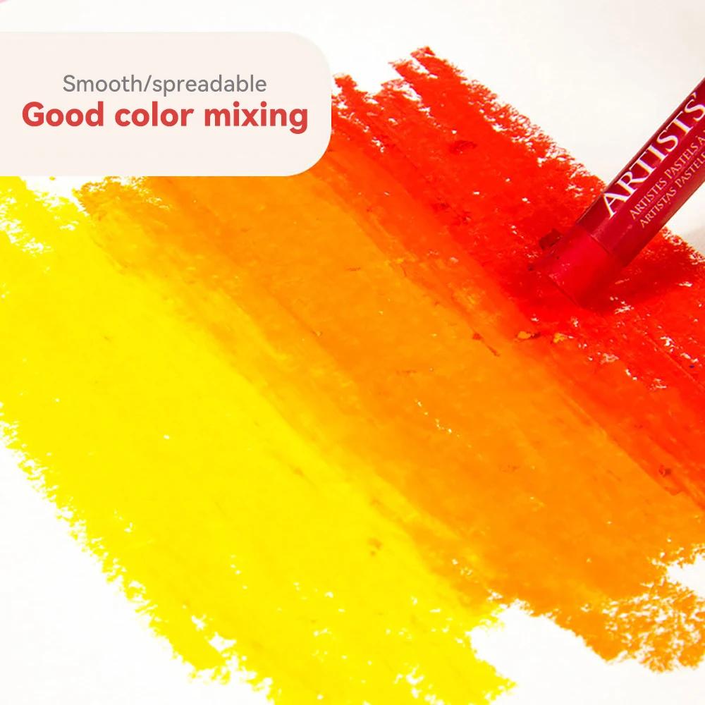 MUNGYO Artist Oil Pastel Set 12/25/50 Colors Professional Painting Drawing Graffiti Art Crayons Washable Round Non Toxic Sticks