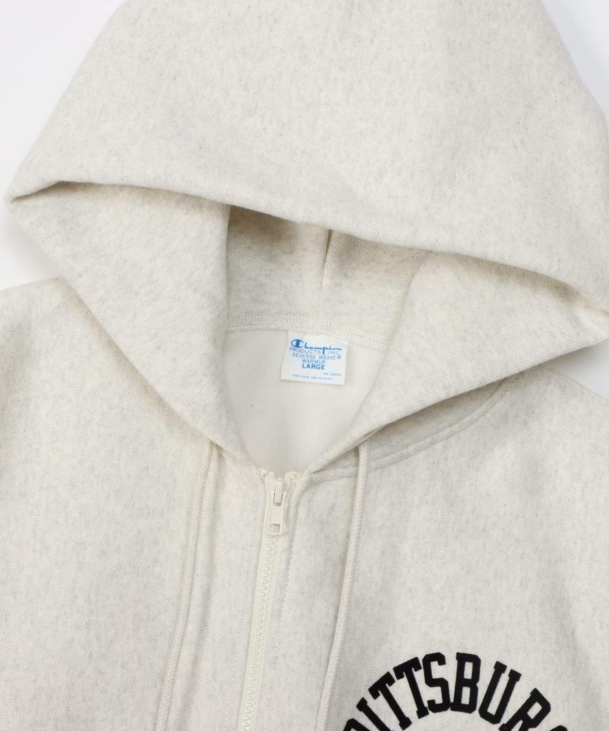 Champion Long Sleeve Cotton USA Reverse Zip Oatmeal Men's Sweatshirt, 11.5oz Weave® Hoodie, C3-Y110,