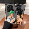 Funda Back Phone Cover Case for Xiaomi Redmi Note 14 10 13C 11 A4 13 Pro Plus 9S 14C 12 Cool One Piece Luffy Zoro