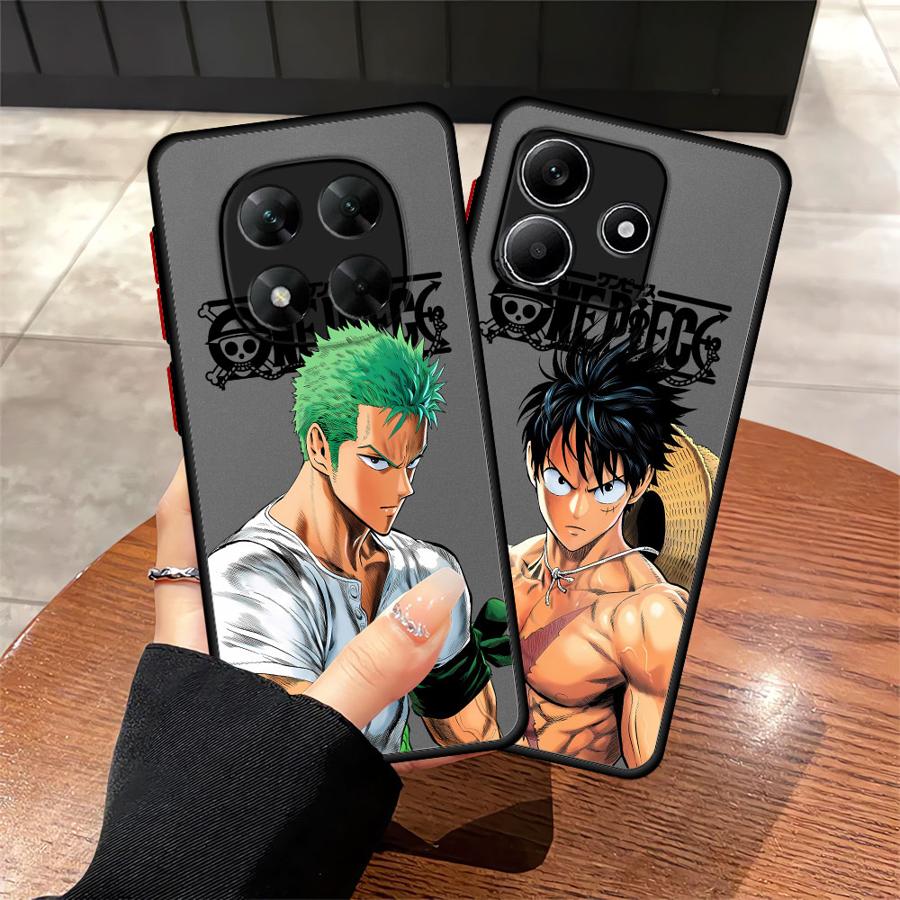 Funda Back Phone Cover Case for Xiaomi Redmi Note 14 10 13C 11 A4 13 Pro Plus 9S 14C 12 Cool One Piece Luffy Zoro