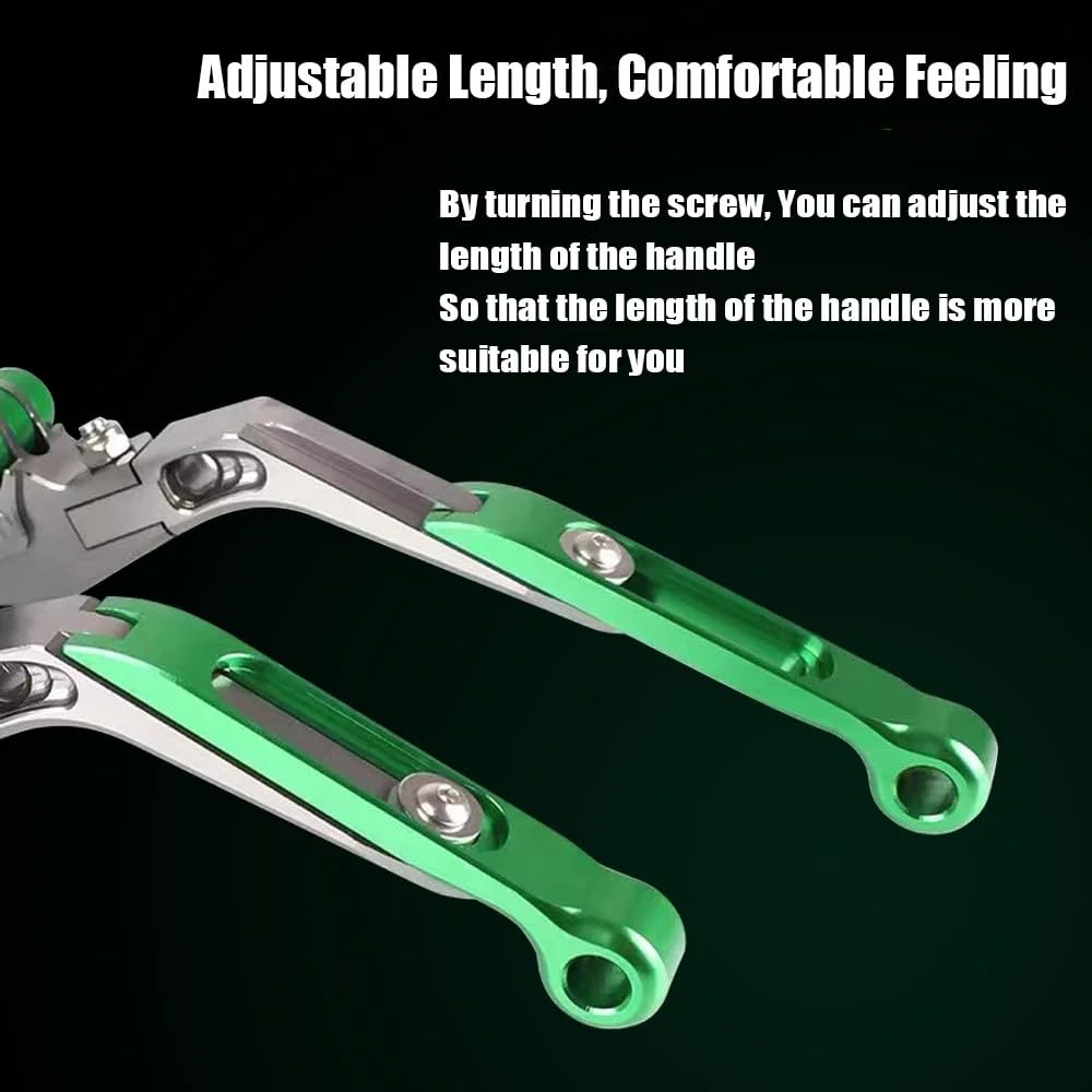 MAORANG FÜR X350 2023-2024 Motorrad-Bremszubehör CNC Verstellbare Erweiterbare Klappbare Brems-Kupplungshebel x350 Motorradzubehör (Schwarz)