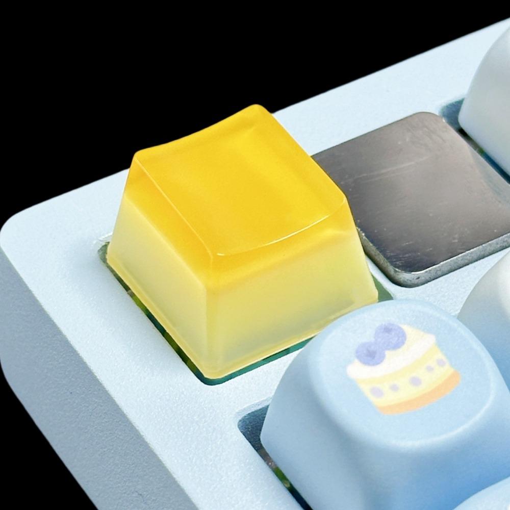 Cross Shaft Jelly Pudding Keycap Personalized DIY Keycap  Mechanical Keyboard