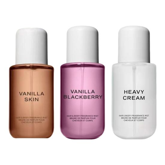 100ML Vanilla Black Berry Fragrance Spray Long Lasting Natural Cream Fruity Fragrance Soothing Scent Neck Wrist Hair Body Liquid Mist Perfume