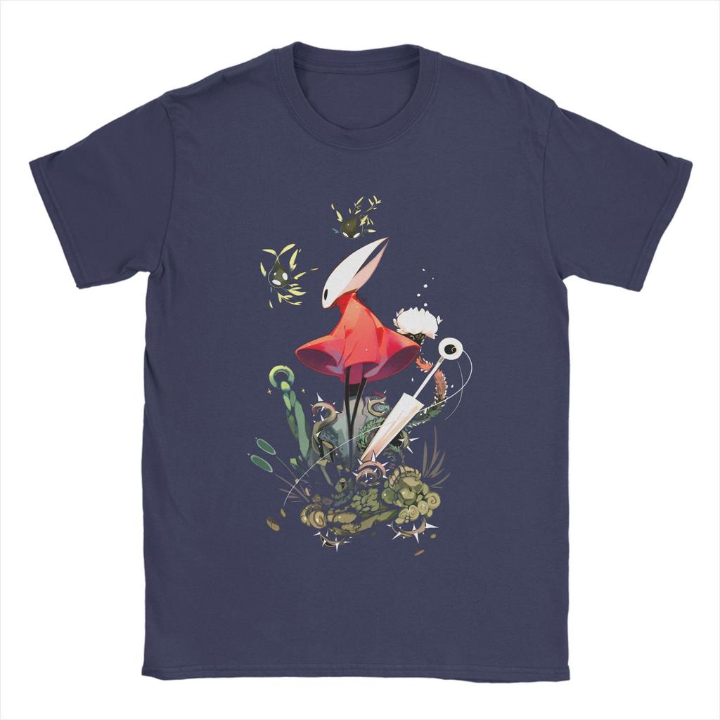 Hollow Knight Spiele T-Shirt Herren Damen 100% Baumwolle Hipster T-Shirt Rundhals T-Shirts Kurzarm Kleidung Neuankömmling