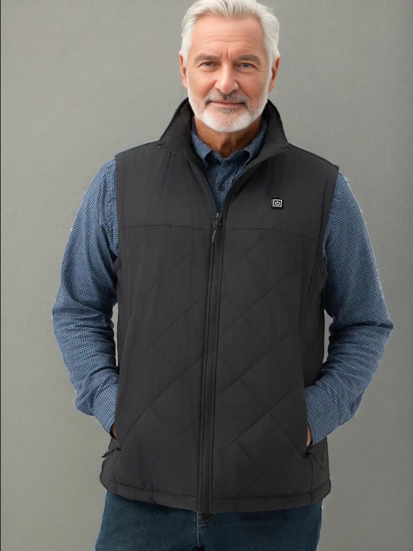 

European Electric Heated Vest – Constant Temperature, Warmth, Cold Protection XS королівський синій колір