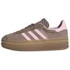 Originais Gazelle Bold Tênis Femininos Fashion Confortáveis Marrom JQ6436