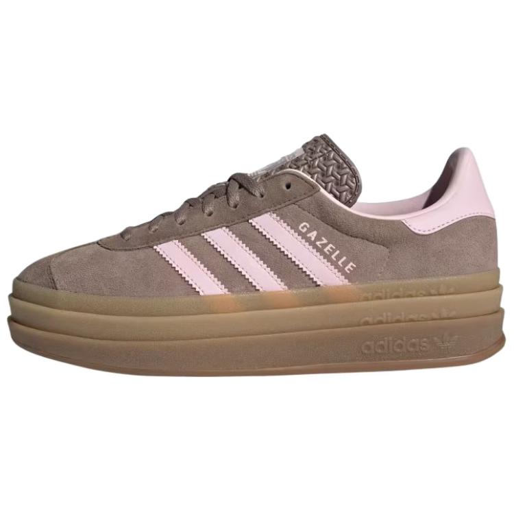 Adidas Originals Gazelle Bold Fashionable Comfortable Sneakers Women Sneakers Brown JQ6436