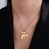 Cazador Loving Cat Pendant Necklaces for Women Stainless Steel Cute Kitten Animal Neck Chain Jewelry Gift Wholesale 2026 New