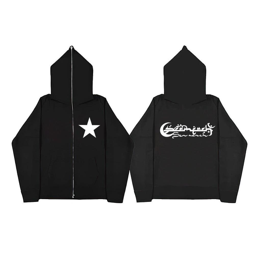 New Butterfly PRIMATE Printed Cardigan Zipper Hoodie Zipper Hooded Sweatshirt Men's and Women's Outerwear In Stock