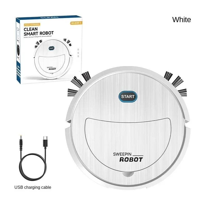 

Intelligent Robot Cleaner USB Three in One Sweeping and Mopping Robot Cleaner Kitchen Robots Electric Floor Mop Home Appliance белый