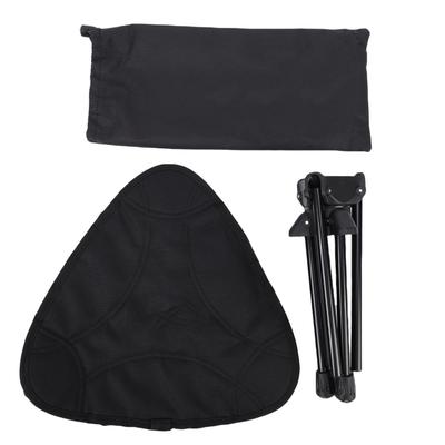 Folding Camping Stool 360 Degree Rotating Lightweight Triangular Portable Outdoor Small Chair for Hiking Fishing BBQ