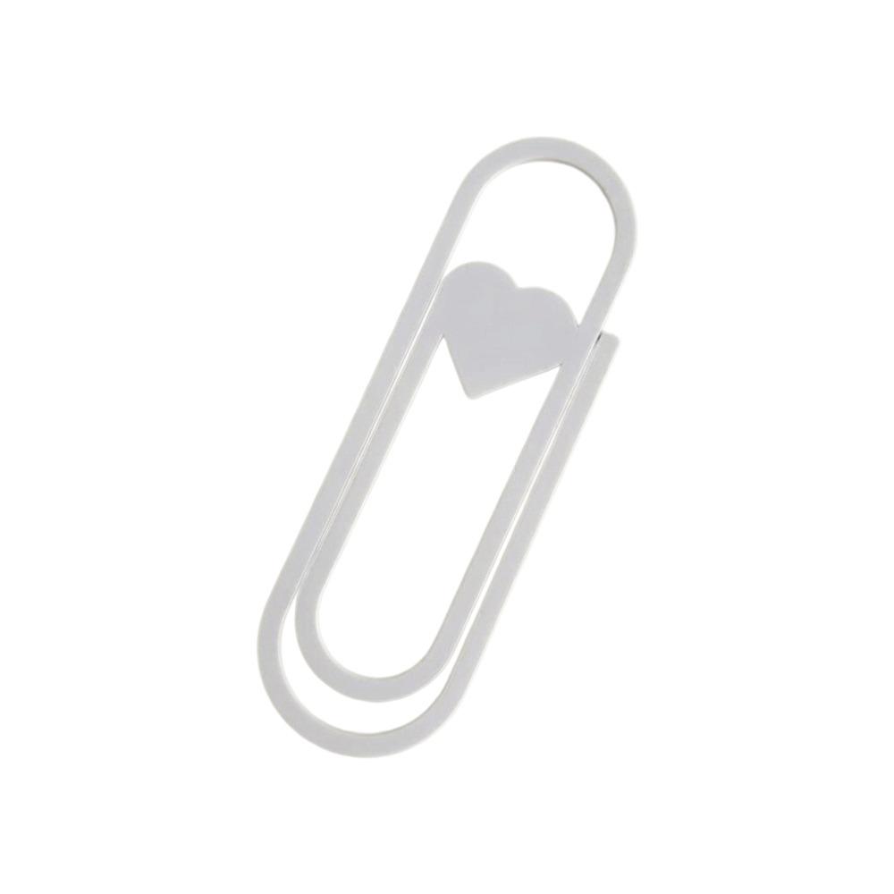 Love Heart Paper Clip Bookmark Creative Page Holder Oversized Paper Clip Book Lovers