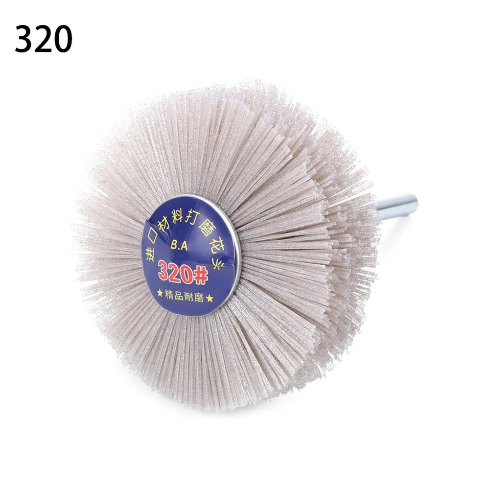 1pcs Abrasive Nylon Wheel Brush 80-600Grits 80mm Grinding