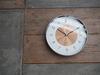 Interform Norte Wall Clock CL-4090, Copper, Warm Gray, White, Sweep Movement