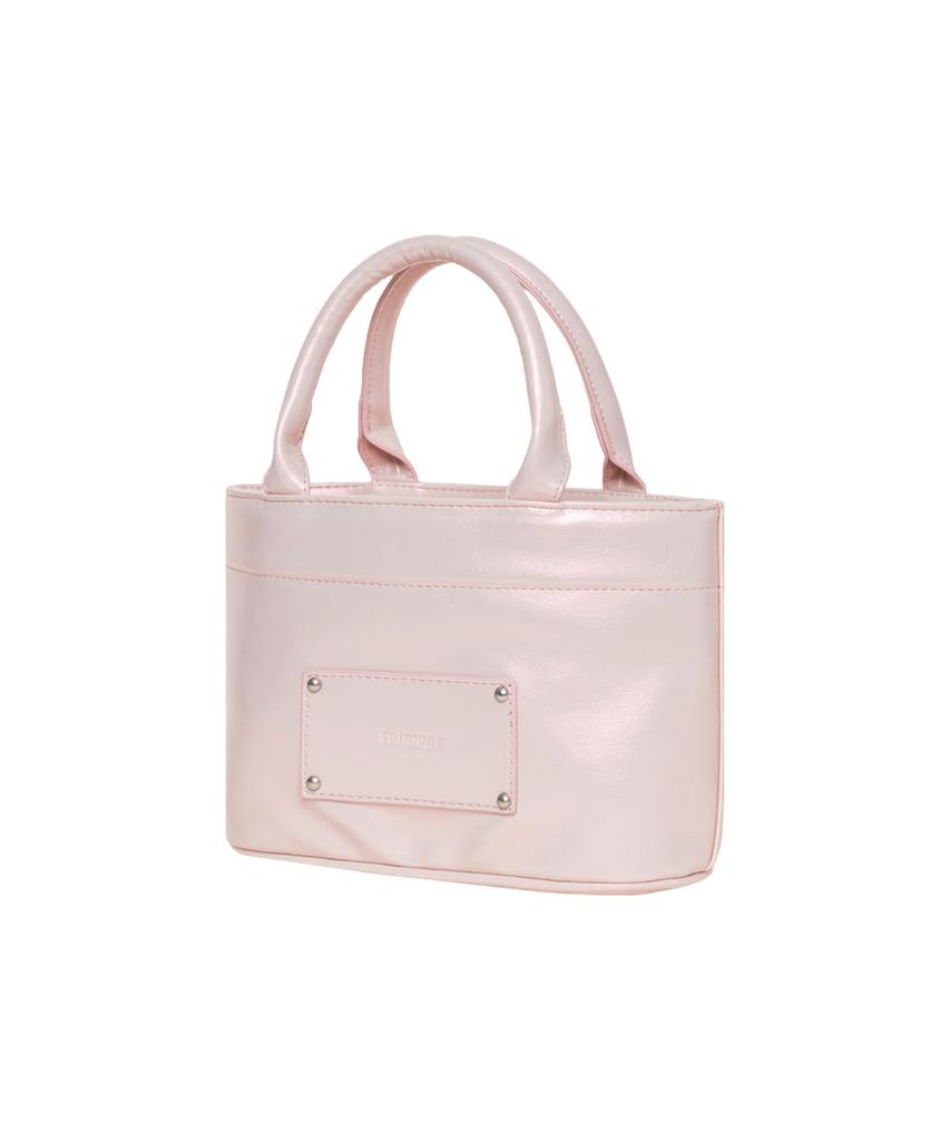 Raiment Stud Patch Macaroon Bag_Shining Pink