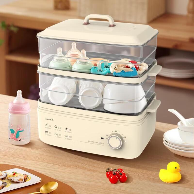Xiaohuaxian 10L 2-Layer Multi-functional Electric Steamer