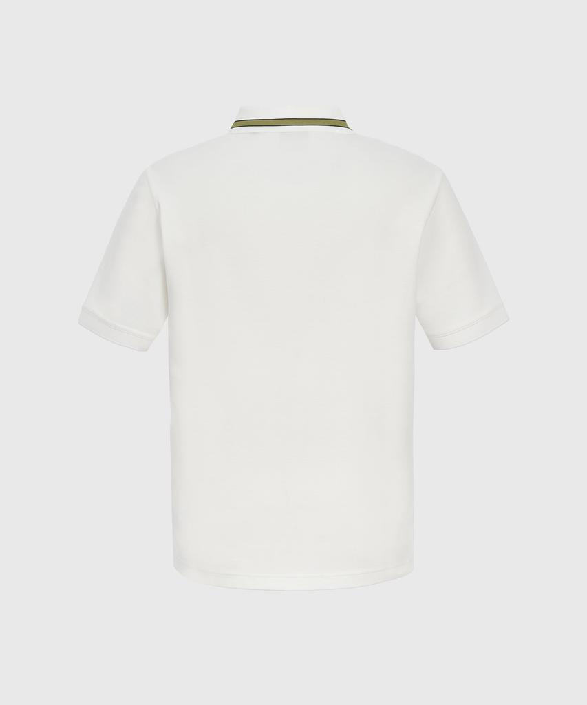 DUVETICA Norcia (Light Ivory) (Men'S Short-Sleeve Polo Shirt)