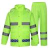 Reflective Raincoat and Rain Pants Set for Outdoor Traffic Duty and Flood Control