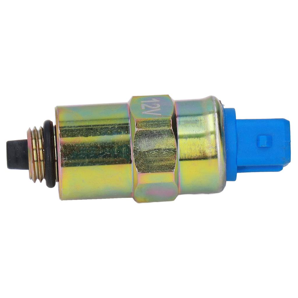 12V Fuel Shutdown Shutoff Solenoid 716‑30255 Replacement for JCB 3CX 4CX Backhoe Loader