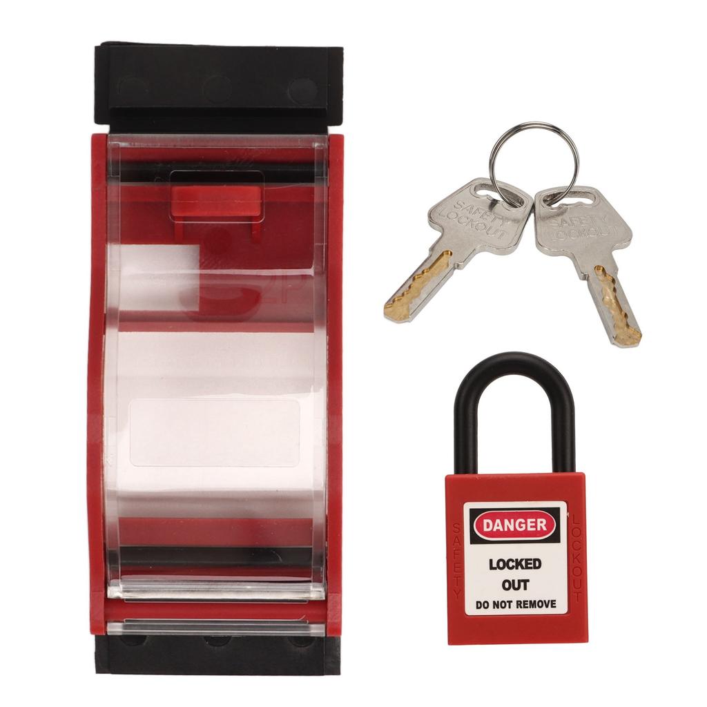 2P Breaker Protection Cover Lockout Set Engineering Insulation Transparent Circuit Breaker Cover
