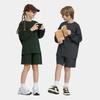LVLV Kids Earth Tone Pure Cotton Heavyweight Long Sleeve T-shirt, Autumn/Winter 2025 Collection