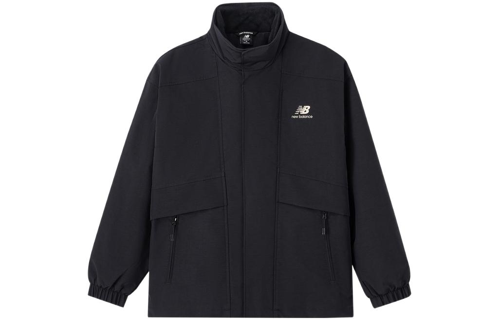 New Balance Jackets Men s Black Stand Collar Moderate Other AMJ31305-BK L
