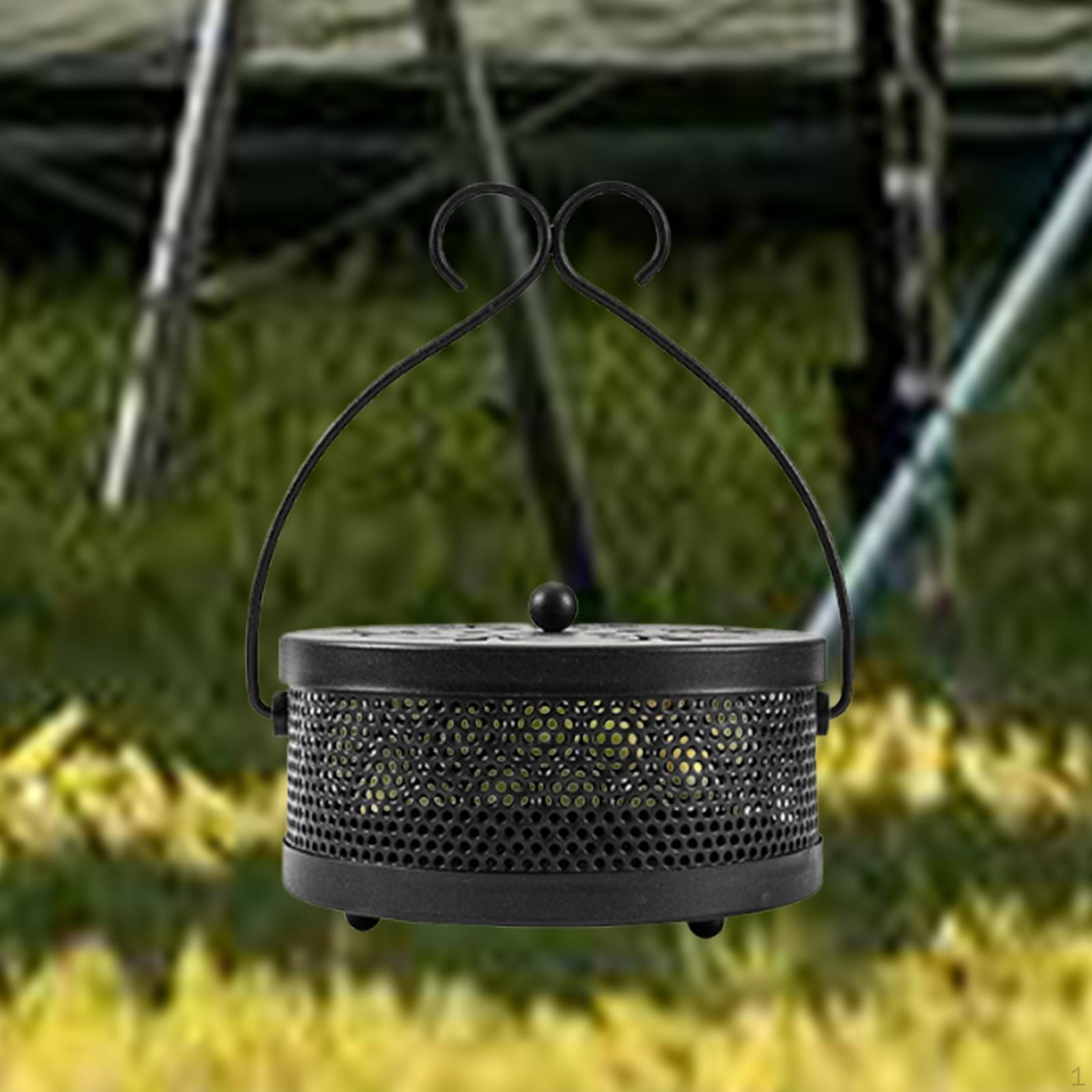 

Держатель для благовоний, металлический для использования внутри дома чёрный