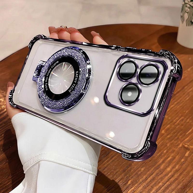 

Чехол для мобильного телефона Realme Note 60, Полностью закрывающий объектив, Мягкий силиконовый чехол с подушкой безопасности, Защищающий от падений Realme Note 60