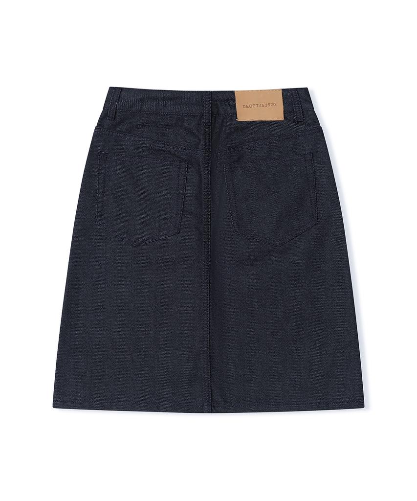 Deketeuumeon Signature Midi Skirt Dcsk002Cpindigo