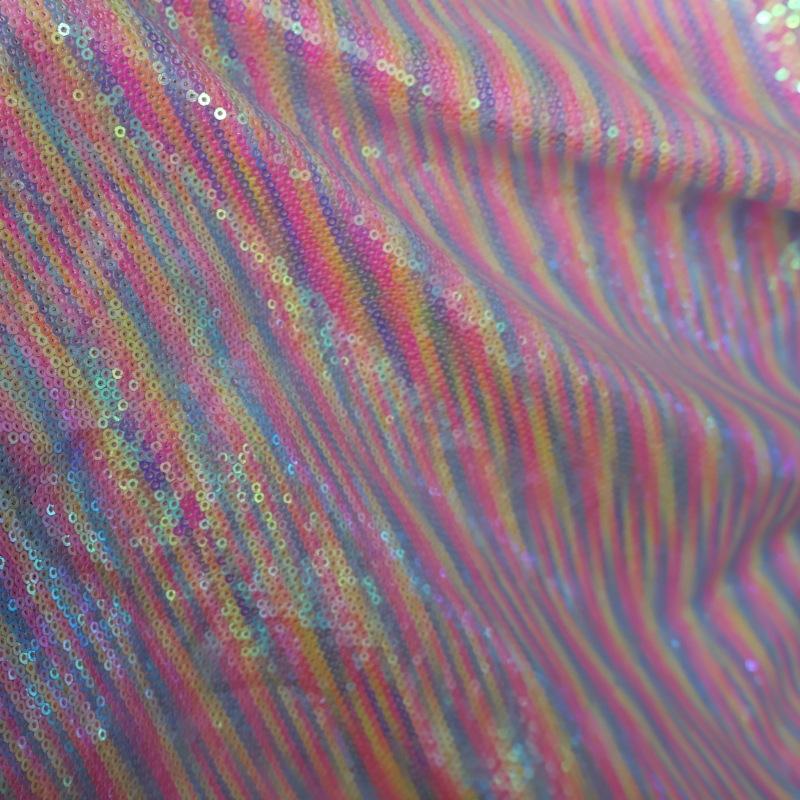 Sparkly Sequin Fabric Opaque Glitter Material for Wedding Stage Backdrop Decor Party Performance Costume DIY Sewing 1/3Yard