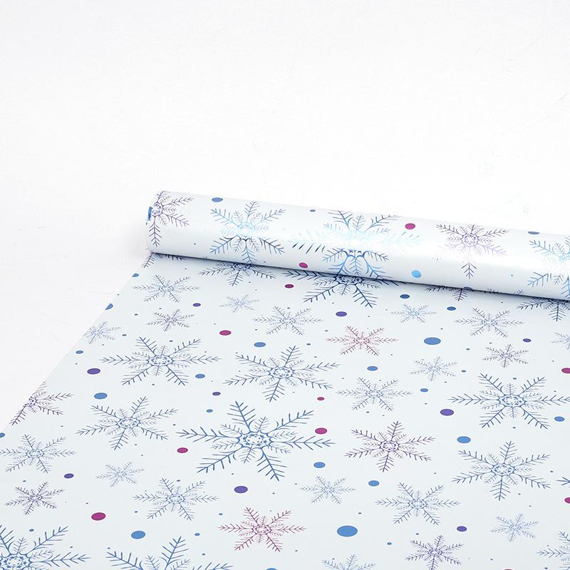 1 Roll Christmas Wrapping Paper Kraft Wrapping Paper Vintage Classic Brown Gift Wrapping Paper for Xmas New Year Winter Holiday